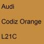 Preview: Audi, Codiz Orange, L21C.